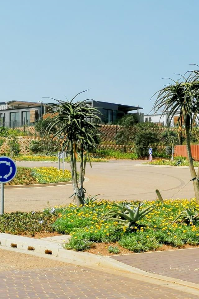 Commercial landscaping project